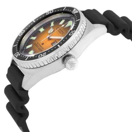 Citizen Promaster Marine Rubber Strap Orange Dial Automatic Divers NY0120-01Z 200M Men's Watch