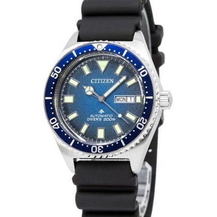 Citizen Promaster Rubber Strap Blue Dial Automatic Diver's NY0129-07L 200M Men's Watch