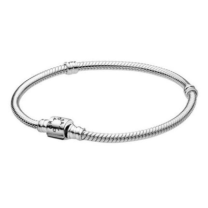 Pandora Moments Barrel Clasp Snake Chain Bracelet 598816C00-20 For Women