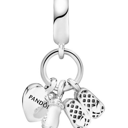 Pandora Baby Bottle and Shoes Dangle Charm 798106CZ For Women