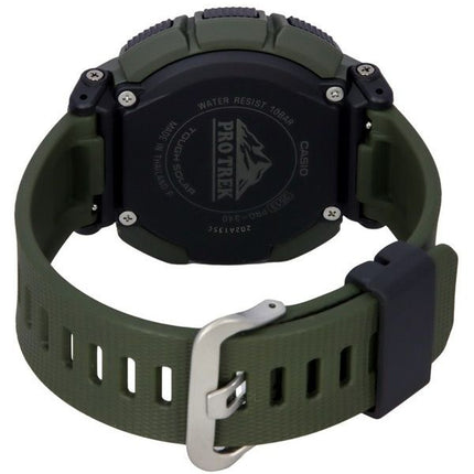 Casio ProTrek Digital Green Bio Based Resin Strap Tough Solar PRG-340-3 100M Men's Watch