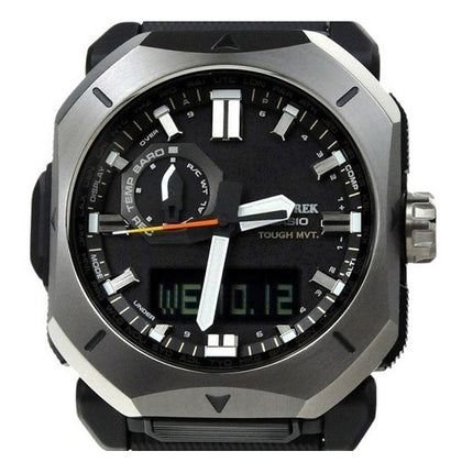 Casio ProTrek Analog Digital Black Bio Based Resin Grey Dial Tough Solar PRW-6900Y-1 100M Men's Watch