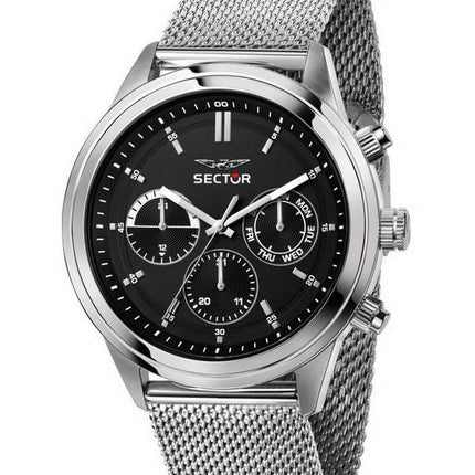 Sector 670 Black Dial Stainless Steel Quartz R3253540003 Men's Watch