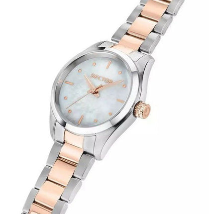 Sector 270 Just Time Two Tone Stainless Steel Silver Dial Quartz R3253578508 Women's Watch