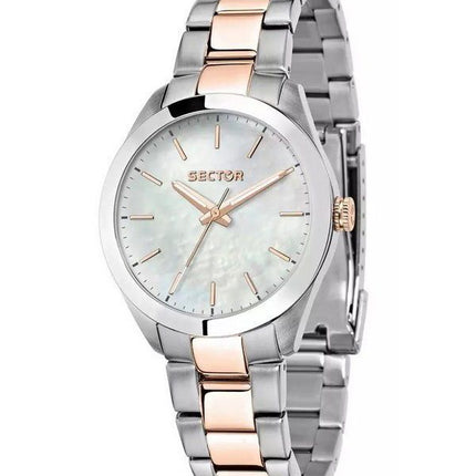 Sector 220 Just Time Two Tone Stainless Steel Mother Of Pearl Dial Quartz R3253588520 Women's Watch