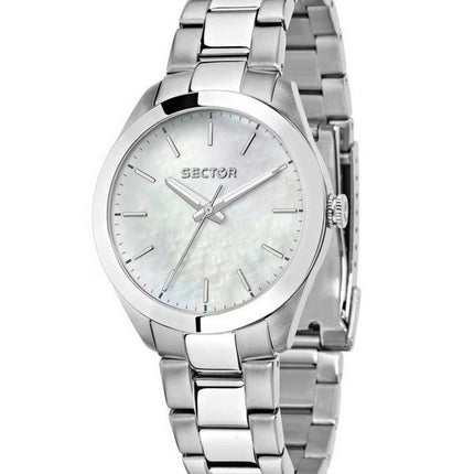 Sector 220 Just Time Stainless Steel Mother Of Pearl Dial Quartz R3253588522 Women's Watch