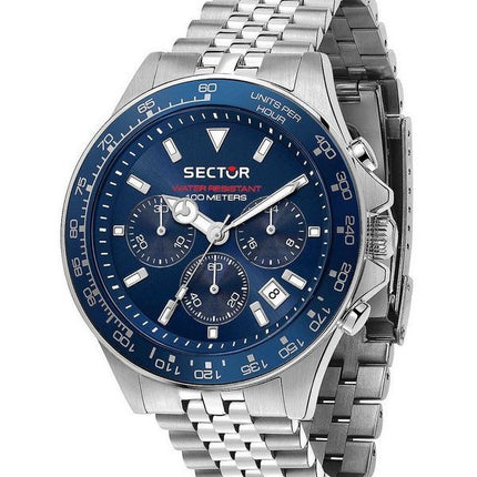 Sector 230 Chronograph Stainless Steel Blue Dial Quartz R3273661032 100M Men's Watch