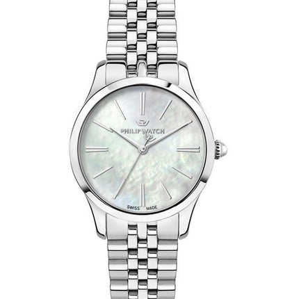 Philip Watch Grace Stainless Steel Mother Of Pearl Dial Quartz R8253208517 100M Women's Watch