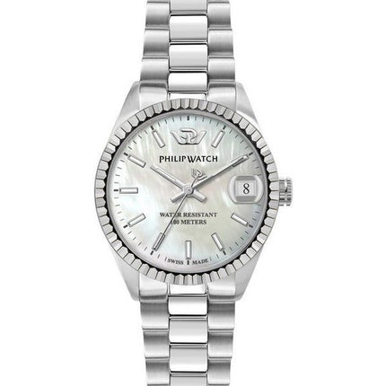 Philip Watch Caribe Stainless Steel White Dial Quartz R8253597581 100M Women's Watch