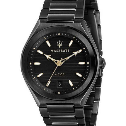 Maserati Triconic Black Dial Quartz R8853139004 100M Men's Watch