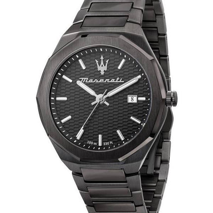 Maserati Stile Black Dial Stainless Steel Quartz R8853142001 100M Men's Watch