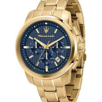 Maserati Successo Chronograph Blue Dial Quartz R8873621021 Men's Watch