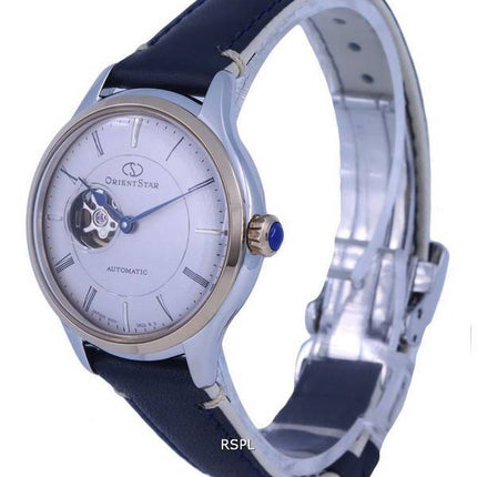 Orient Star Open Heart Grey Dial Leather Automatic RE-ND0011N00B Women's Watch