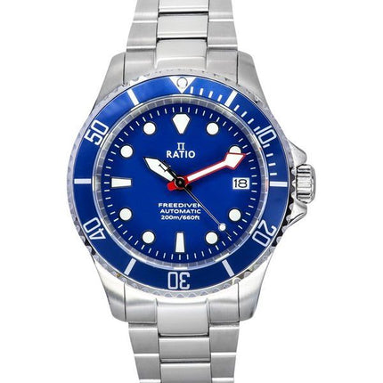 Ratio FreeDiver Sapphire Stainless Steel Blue Dial Automatic RTF043 200M Men's Watch
