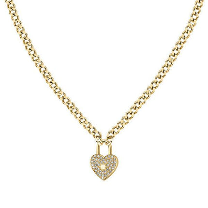 Morellato Abbraccio Gold Tone Stainless Steel Necklace SABG25 For Women