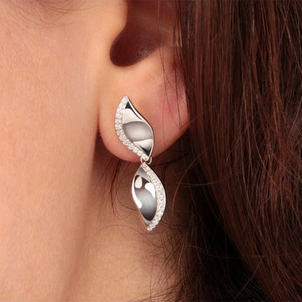 Morellato Foglia 925 Silver Earrings SAKH35 For Women