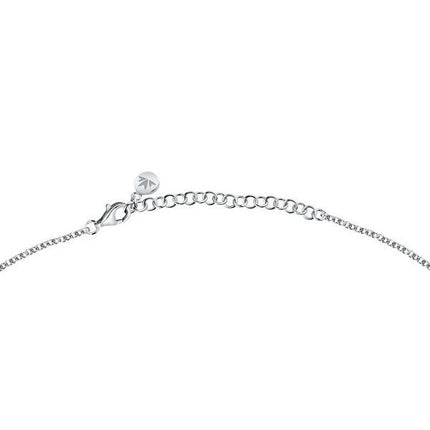 Morellato Ninfea Silver Necklace With Foglia Pendant SAUE01 For Women