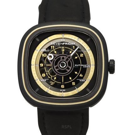 Sevenfriday T Series NFC Enabled Stainless Steel Black Dial Automatic T2/06 SF-T2-06 Men's Watch