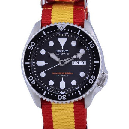 Seiko Automatic Divers Japan Made Polyester SKX007J1-var-NATO29 200M Men's Watch