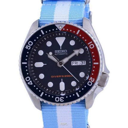 Seiko Automatic Divers Polyester SKX009K1-var-NATO24 200M Men's Watch