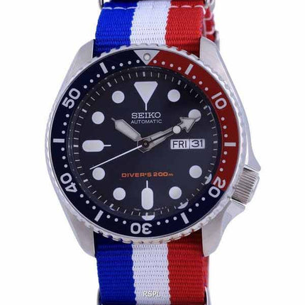 Seiko Automatic Divers Polyester SKX009K1-var-NATO25 200M Men's Watch