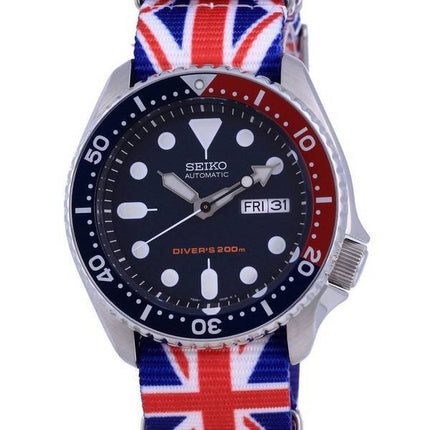 Seiko Automatic Divers Polyester SKX009K1-var-NATO28 200M Men's Watch