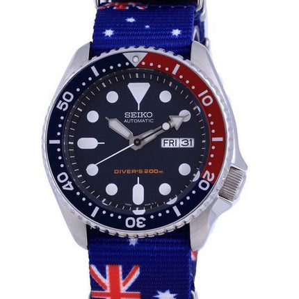 Seiko Automatic Divers Polyester SKX009K1-var-NATO30 200M Men's Watch