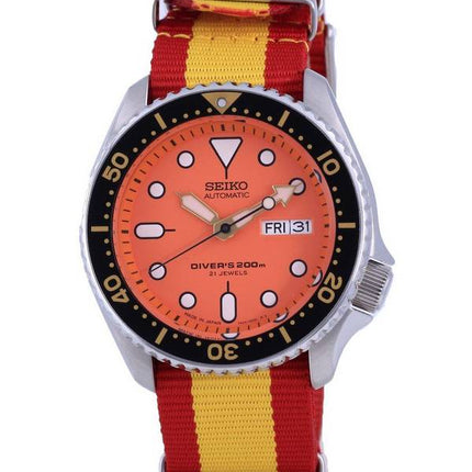 Seiko Automatic Divers Japan Made Polyester SKX011J1-var-NATO29 200M Men's Watch