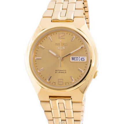 Seiko 5 Automatic Gold Tone Dial SNKL64 SNKL64K1 SNKL64K Men's Watch