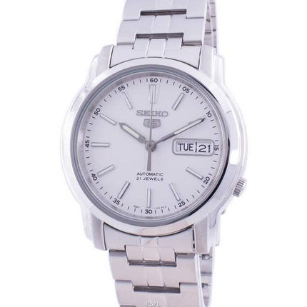 Seiko 5 Automatic White Dial SNKL75 SNKL75K1 SNKL75K Men's Watch