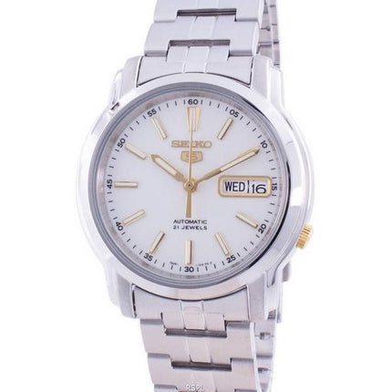 Seiko 5 Automatic White Dial SNKL77 SNKL77K1 SNKL77K Men's Watch