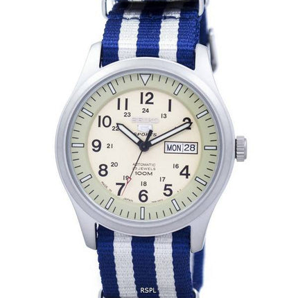 Seiko 5 Sports Military Automatic Japan Made NATO Strap SNZG07J1-NATO2 Men's Watch