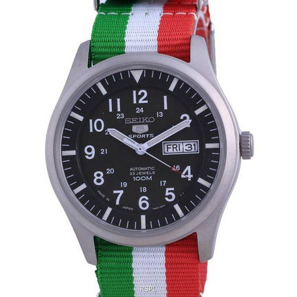 Seiko 5 Sports Automatic Japan Made SNZG09J1-var-NATO23 100M Men's Watch