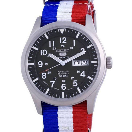 Seiko 5 Sports Automatic Japan Made SNZG09J1-var-NATO25 100M Men's Watch