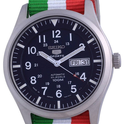 Seiko 5 Sports Automatic Polyester SNZG11J1-var-NATO23 100M Men's Watch