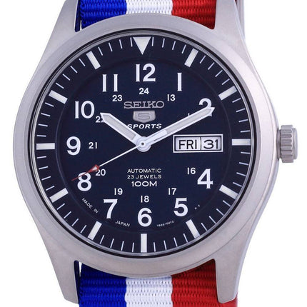 Seiko 5 Sports Automatic Polyester SNZG11J1-var-NATO25 100M Men's Watch