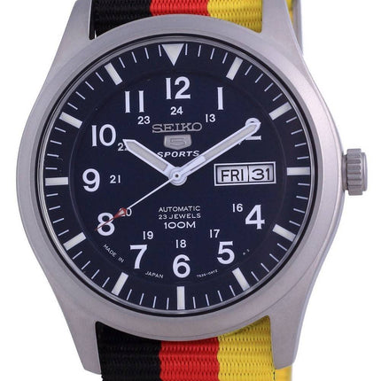 Seiko 5 Sports Automatic Polyester SNZG11J1-var-NATO26 100M Men's Watch