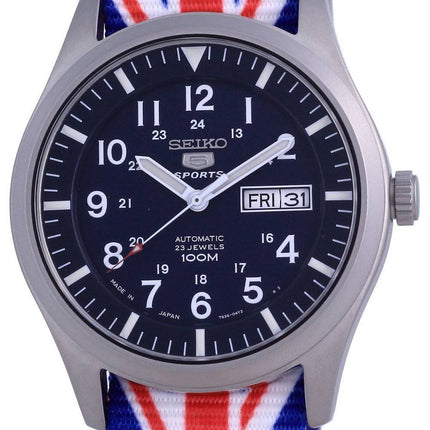 Seiko 5 Sports Automatic Polyester SNZG11J1-var-NATO28 100M Men's Watch