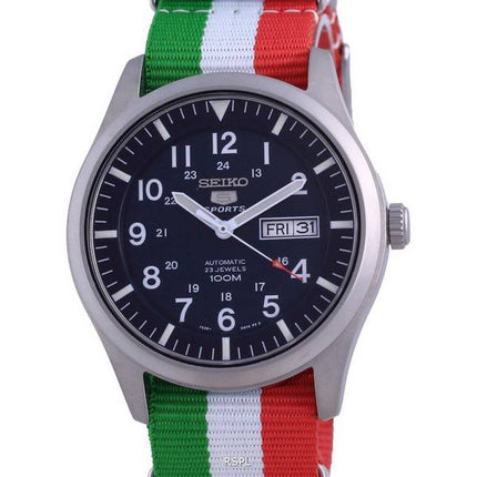 Seiko 5 Sports Automatic Polyester SNZG11K1-var-NATO23 100M Men's Watch