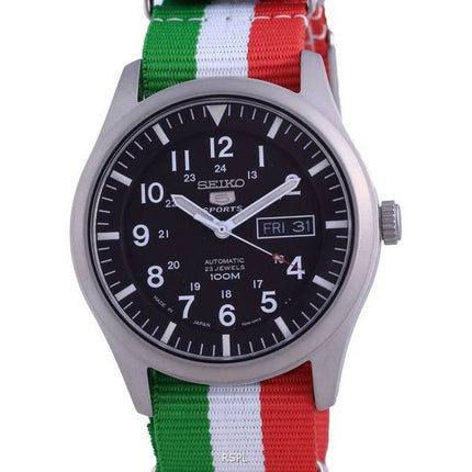 Seiko 5 Sports Automatic Polyester SNZG15J1-var-NATO23 100M Men's Watch