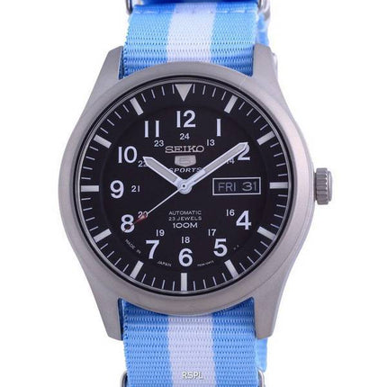 Seiko 5 Sports Automatic Polyester SNZG15J1-var-NATO24 100M Men's Watch