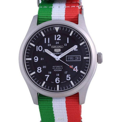 Seiko 5 Sports Automatic Polyester SNZG15K1-var-NATO23 100M Men's Watch