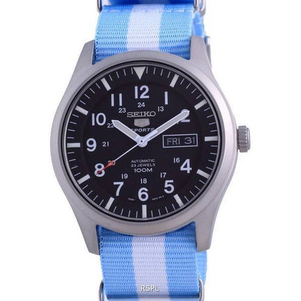 Seiko 5 Sports Automatic Polyester SNZG15K1-var-NATO24 100M Men's Watch