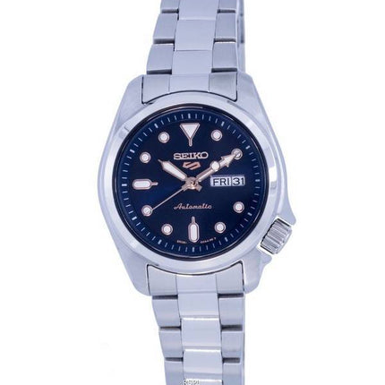 Seiko 5 Sports Automatic Stainless Steel Blue Dial SRE003 SRE003K1 SRE003K 100M Women's Watch