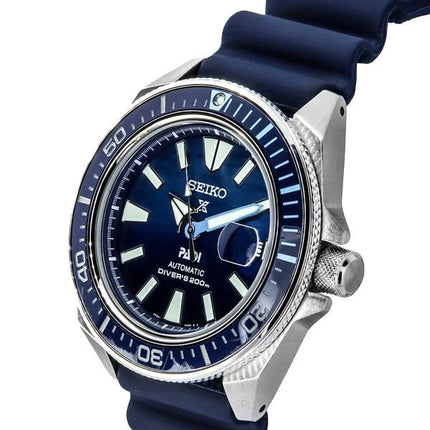 Seiko Prospex Samurai PADI Special Edition Blue Dial Automatic Divers SRPJ93K1 200M Men's Watch