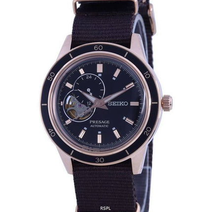 Seiko Presage Style 60's Open Heart Black Dial Automatic SSA426 SSA426J1 SSA426J Men's Watch