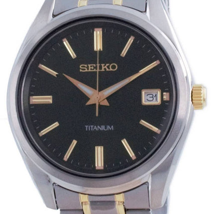 Seiko Discover More Titanium Quartz SUR377 SUR377P1 SUR377P 100M Men's Watch