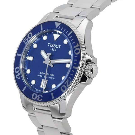 Tissot T-Sport Seastar 1000 Blue Dial Quartz Diver's T120.210.11.041.00 T1202101104100 300M Unisex Watch