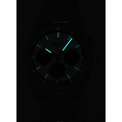 Tissot T-Classic PRX Chronograph White Dial Automatic T137.427.11.011.00 100M Men's Watch