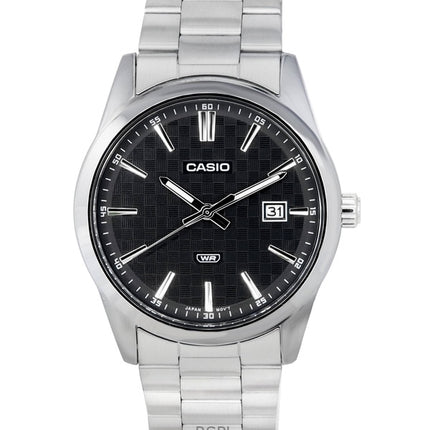 Refurbished Casio Analog Stainless Steel Black Dial Quartz MTP-VD03D-1A Men's Watch